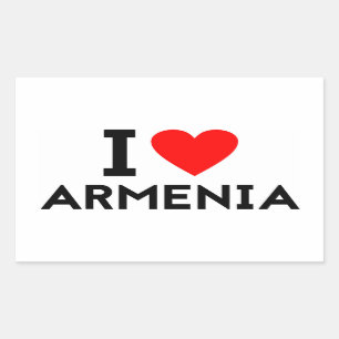 i love Armenia country nation heart symbol text Sticker