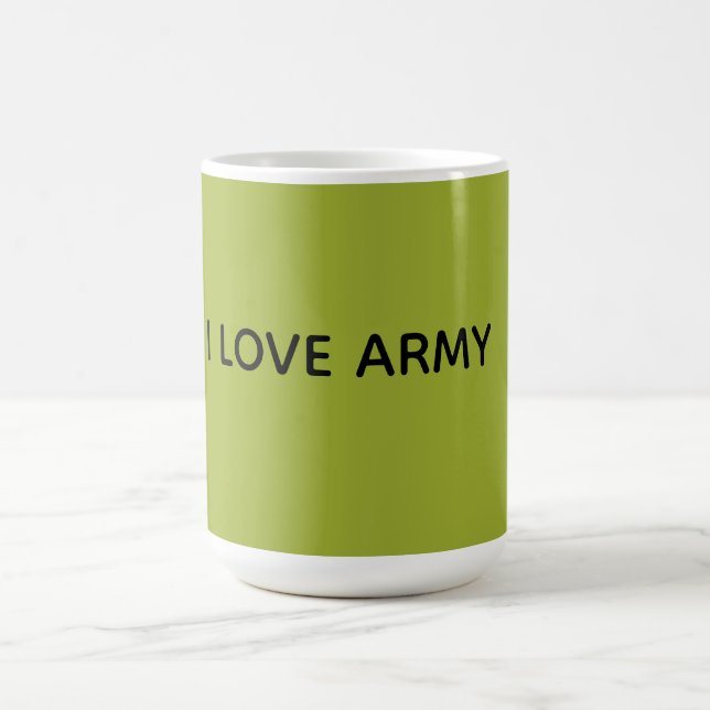 I LOVE ARMY COFFEE MUG (Center)