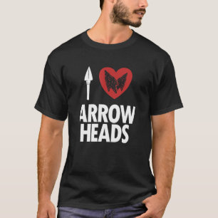 I love Arrowheads Flint Artifact Rocks Arrowhead C T-Shirt