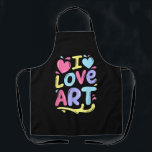 I Love Art, Artist Painter Colourful Painting Gift Apron<br><div class="desc">I Love Art,  Artist Painter Colourful Painting Gift</div>