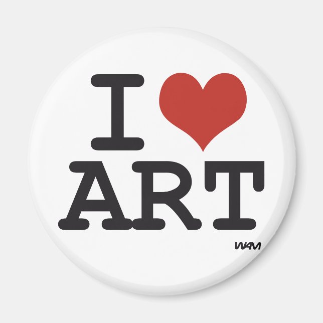 I love art magnet (Front)