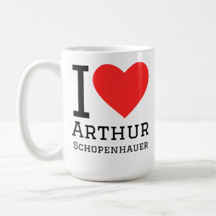 I love arthur schopenhauer coffee mug