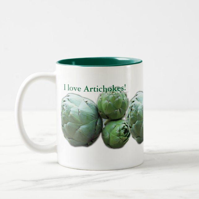 I love Artichokes - Mug (Left)