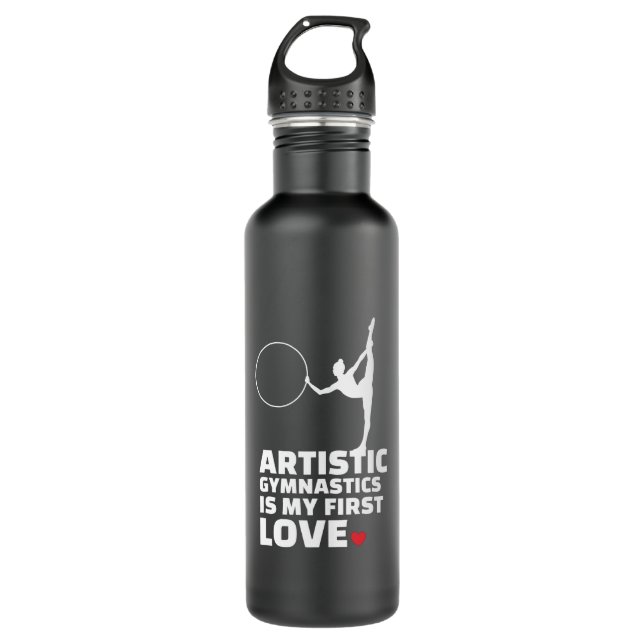  I love artistic gymnastics Stylish artistic 710 Ml Water Bottle (Front)