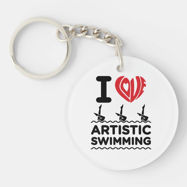 I Love Artistic Swimmer Synchro (Devant)