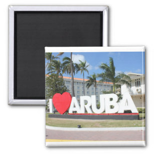 I love Aruba - One happy Island Magnet