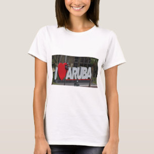 "I Love Aruba" sign, Photography, T-shirt