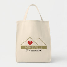 I Love Asheville & Western NC Sac fourre-tout