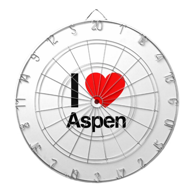 i love aspen dartboard (Front)