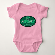 I Love Asphalt One-Piece Baby Bodysuit - Pink