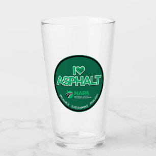 I Love Asphalt Pint Glass