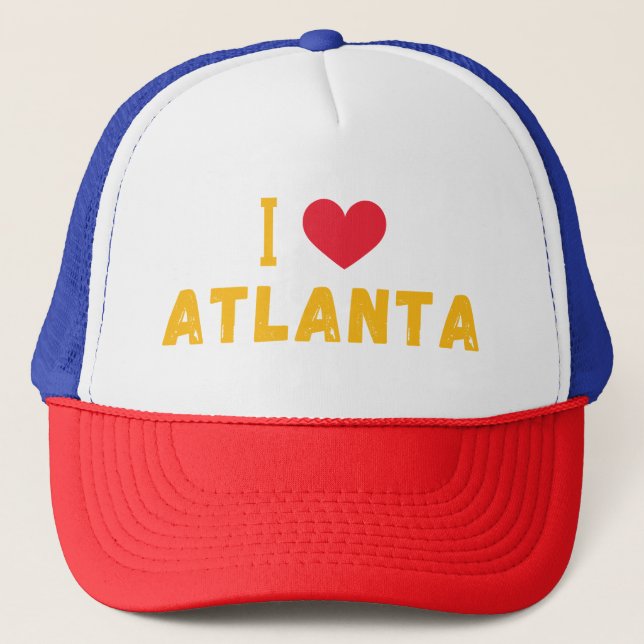 i love Atlanta,Georgia Trucker Hat (Front)