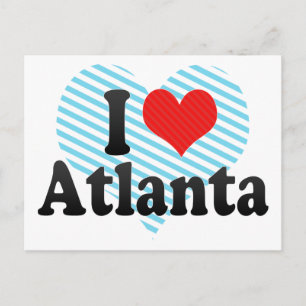 I Love Atlanta Postcard