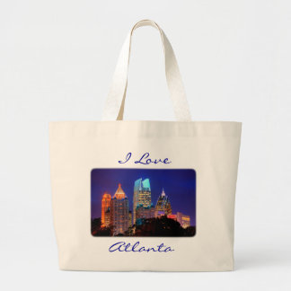 I Love Atlanta Skyline Canvas Budget Sac fourre - 