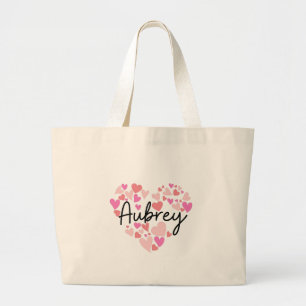 I love Aubrey Large Tote Bag