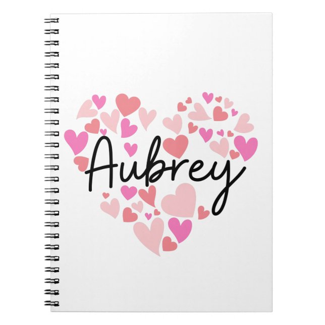 I love Aubrey Notebook (Front)