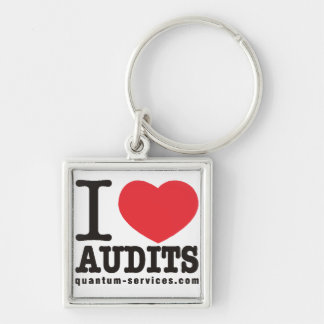 I Love Audits Keychain