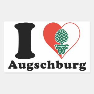 I love Augschburg Sticker