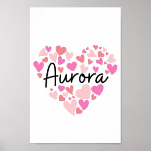 I love Aurora Poster
