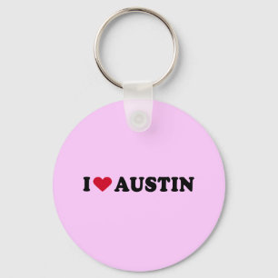 I LOVE AUSTIN / I HEART AUSTIN KEYCHAIN
