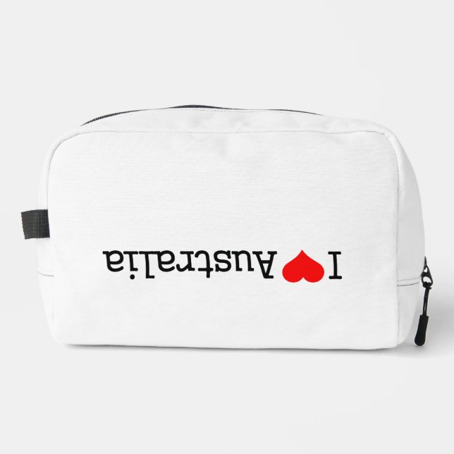 I Love Australia Dopp Kit (Front)