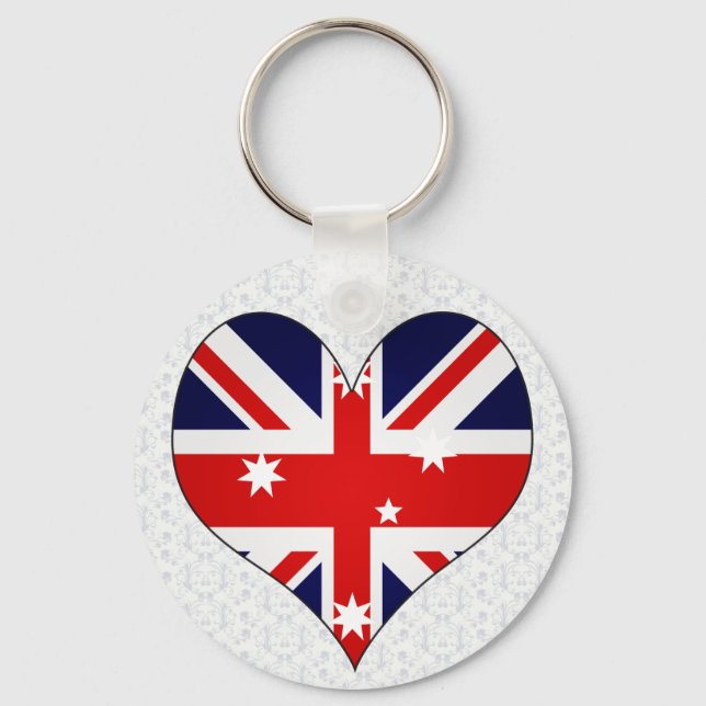 I Love Australia Keychain (Front)