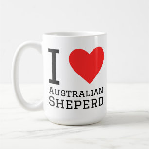 I love Australian shepherd Coffee Mug