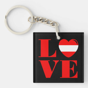 I love Austria Keychain