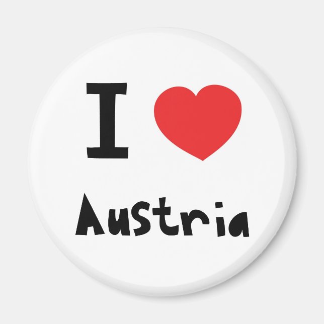 I love Austria Magnet (Front)