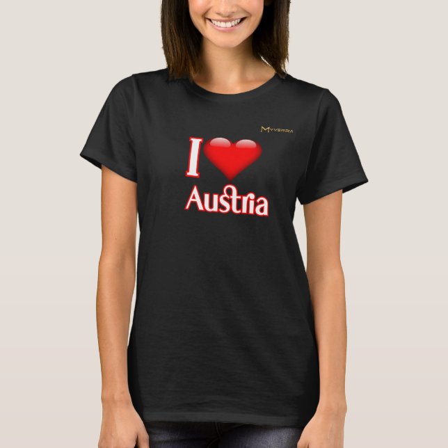 I Love Austria T-Shirt (Front)