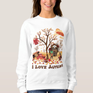 I Love Autumn - Fall Scenery Sweatshirt