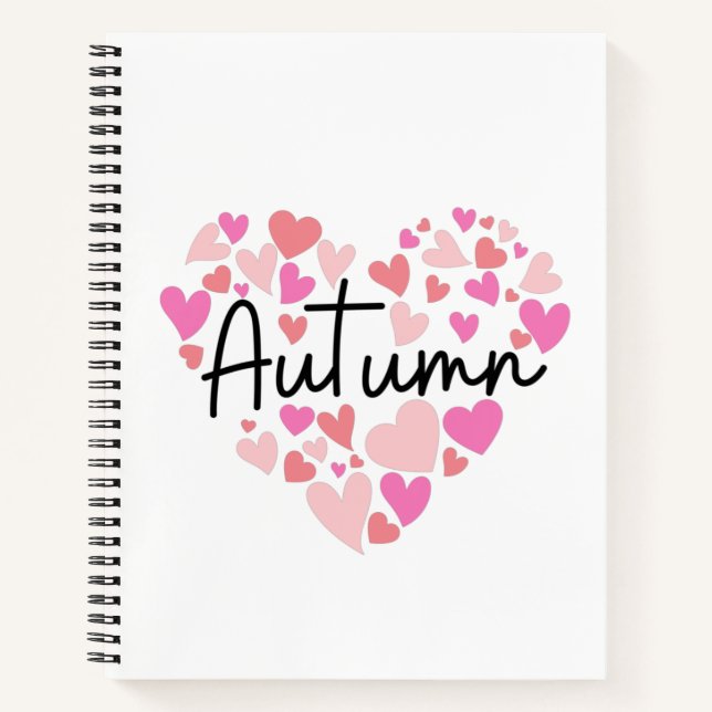 I love Autumn Notebook (Front)