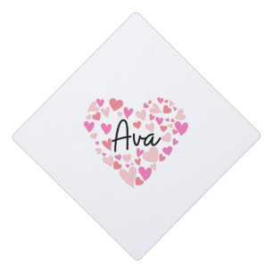 I love Ava Graduation Cap Topper