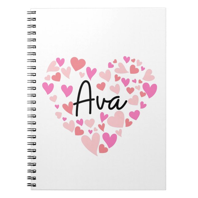 I love Ava Notebook (Front)