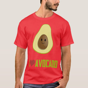 I Love Avocado Cool Food Lover Tee
