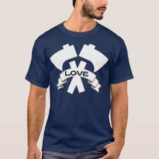 I LOVE AXE THROWING 8 T-Shirt
