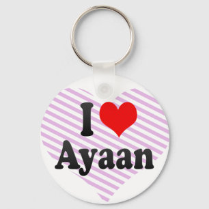 I love Ayaan Keychain