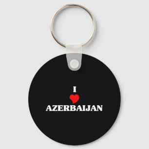 I Love Azerbaijan Keychain