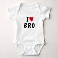 I love B R O | Heart custom text BRO BROTHER