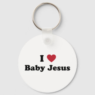 I love baby jesus keychain