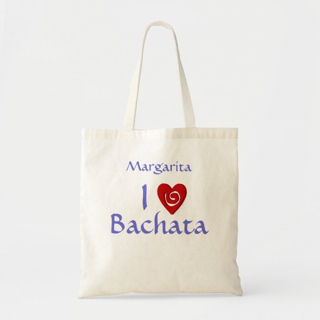 I Love Bachata Heart Latin Dancing Dance Bag (Front)