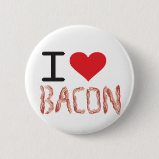 I Love Bacon 2 Inch Round Button