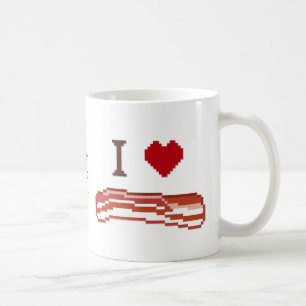 I Love Bacon Coffee Mug