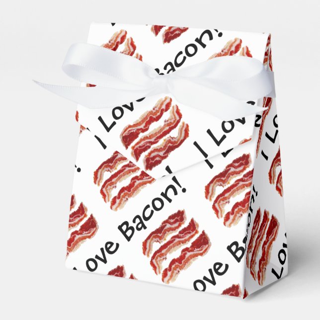 I Love Bacon Favor Box (Front Side)