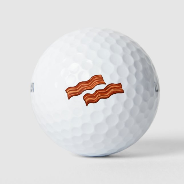 I love bacon. golf balls (Front)