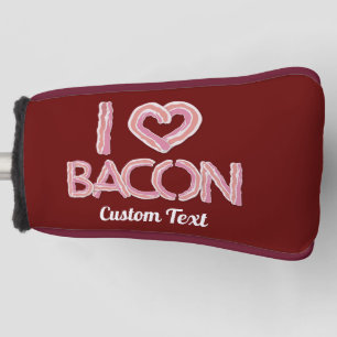 I Love Bacon Golf Head Cover