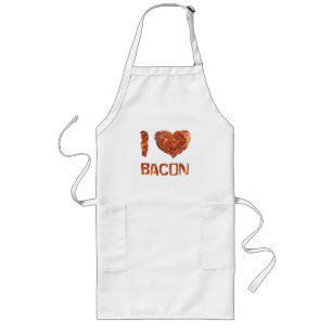 I Love Bacon Long Apron