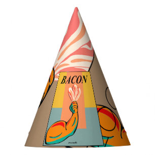 I love bacon party hat