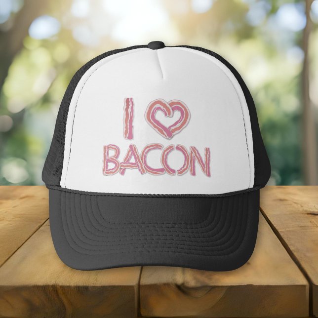 I Love Bacon Trucker Hat (Creator Uploaded)