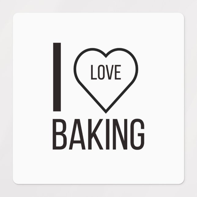 I LOVE BAKING (Design 1)